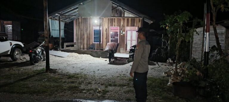 Polsek Sepang Sisir Setiap Sudut di Malam Hari, Pastikan Wilayah Aman dari Kejahatan
