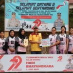 Gebrakan Smash Penentu, Srikandi Polres dan Bhayangkara A Kunci Gelar Juara di Final Meriah Hari Bhayangkara ke-79