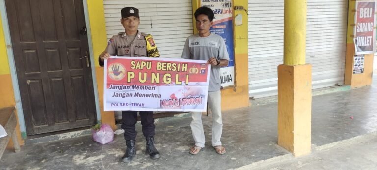 Wujudkan Masyarakat Bebas Pungli: Polsek Tewah Gencarkan Sosialisasi Hak Warga