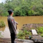 Siaga Banjir di Rungan: Polsek Rungan Tingkatkan Kesiapsiagaan dan Edukasi Masyarakat