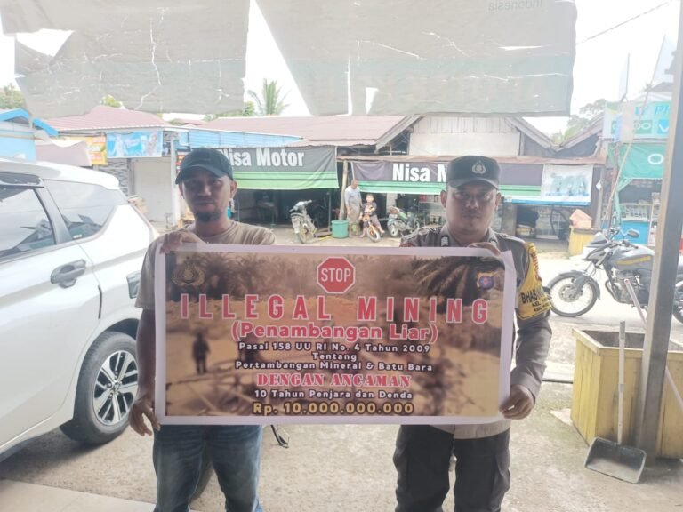 Masyarakat dan Polisi Bersatu: Perangi Tambang Ilegal Demi Lingkungan Sehat di Rungan