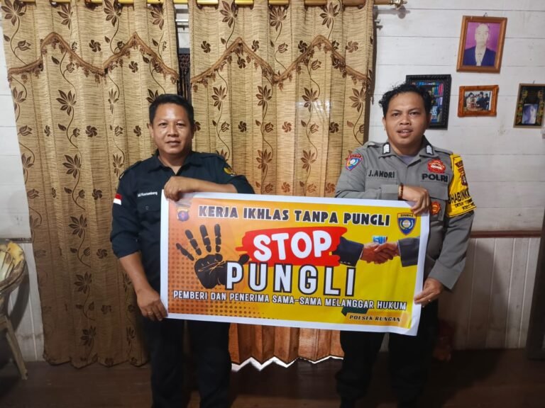 Transformasi Pelayanan: Polsek Rungan Bersama Masyarakat Lawan Pungutan Liar