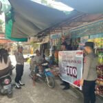 Polsek Sepang Sisir Perumahan dan Warung, Pastikan Warga Tak Ragu Hubungi 110 Saat Darurat