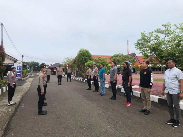 Polres Gunung Mas Jaga Kualitas Layanan: Piket Tertib, Tahanan Terpantau Aman