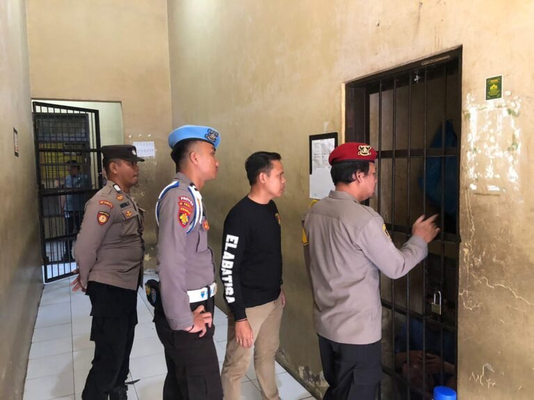 Rutan Polres Gunung Mas Aman Terkendali: Sipropam Pantau Petugas Jaga Tahanan