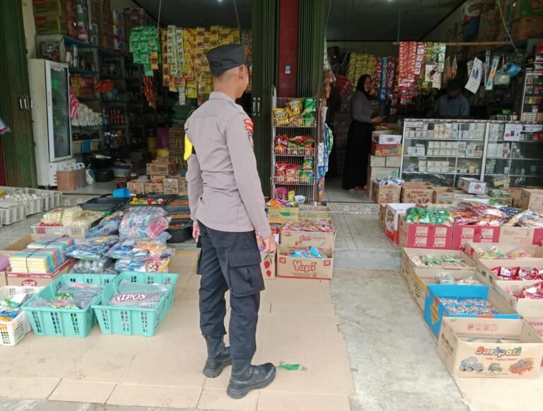 Polsek Tewah Rutin Patroli di Objek Vital, Waspada Gangguan Kamtibmas
