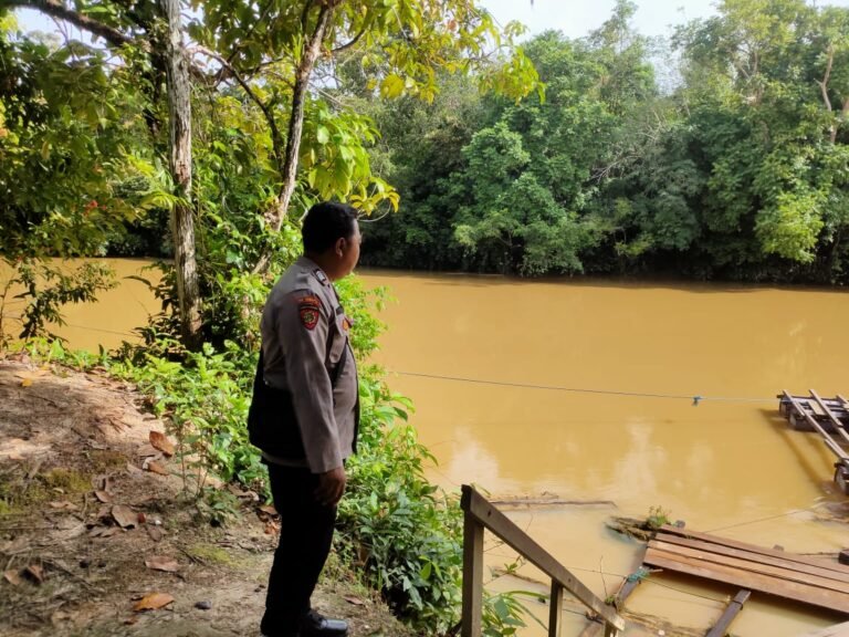 Polsek Rungan Siaga Banjir, Pantau Ketat Perubahan Debit Air Sungai