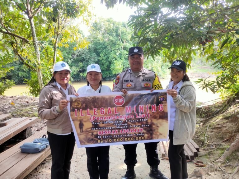 Polsek Rungan Gencar Sosialisasi Larangan Tambang Ilegal: Pelaku Diancam Hukuman Penjara Berat