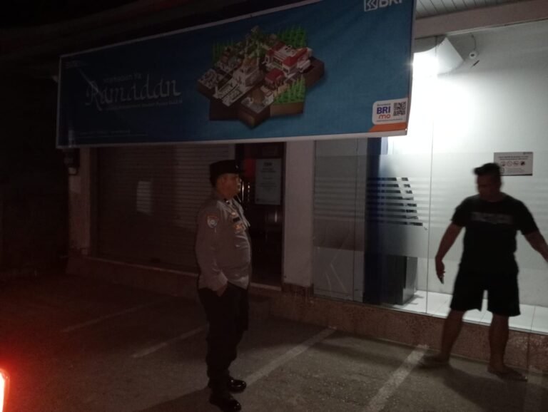 Polsek Kurun Rutin Sambangi Objek Vital Lewat Patroli Malam, Pastikan Kondusif